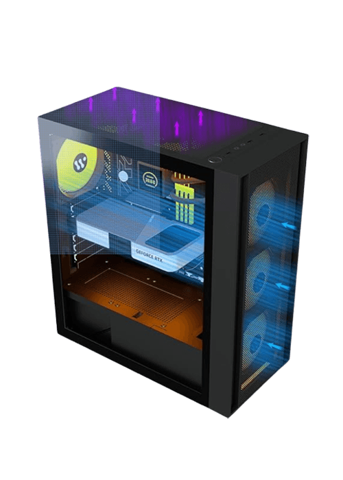 Kraftfull speldator i7 12th Gen 64GB RTX 4070 12GB