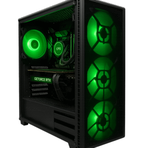 Observatory / A-RGB / Tempered Glass Chassi rgb green buygamingpc.se