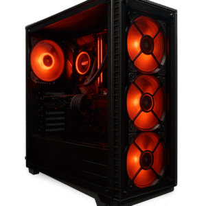 Observatory / A-RGB / Tempered Glass Chassi rgb red buygamingpc.se