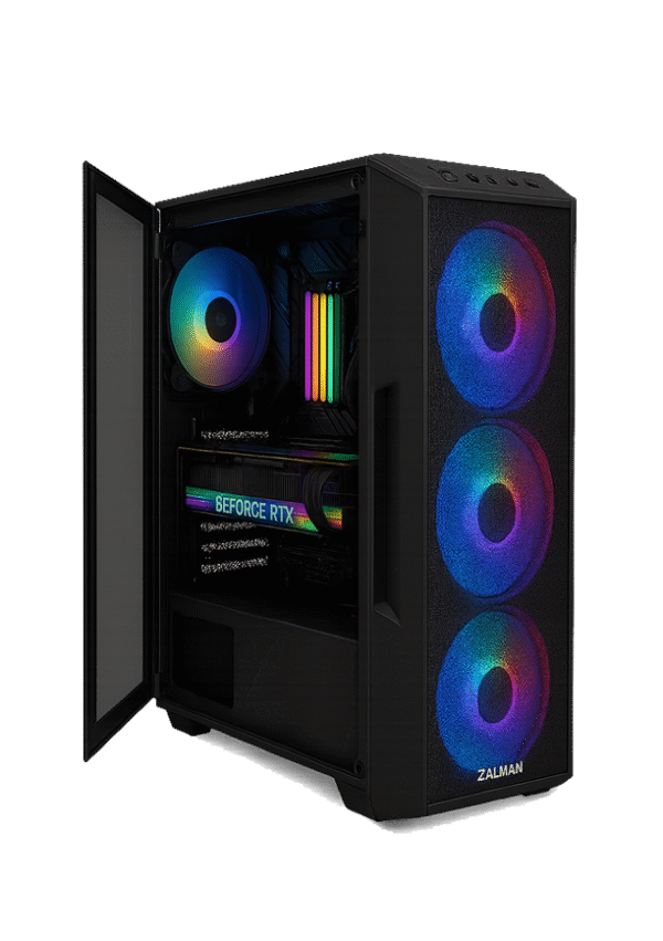 Zalman i3 Neo chassi open RGB buygamingpc.se